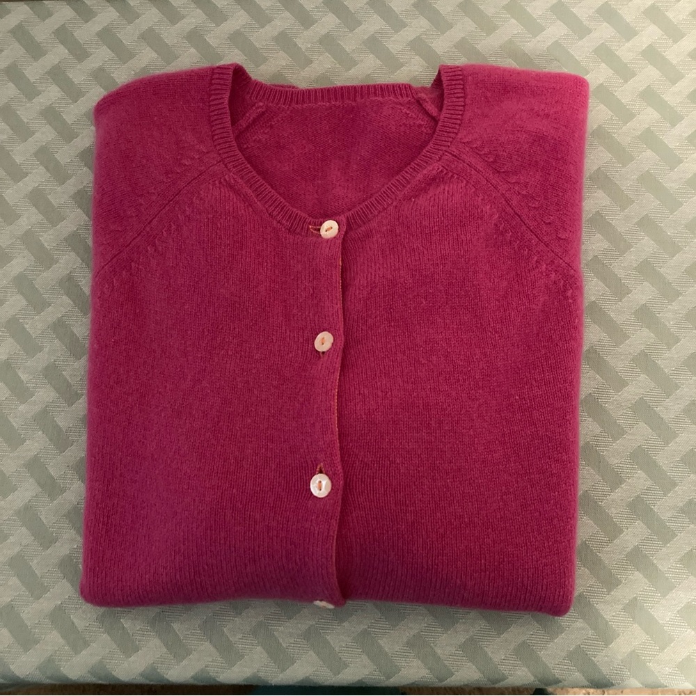 Soft Cardigan Bright Pink